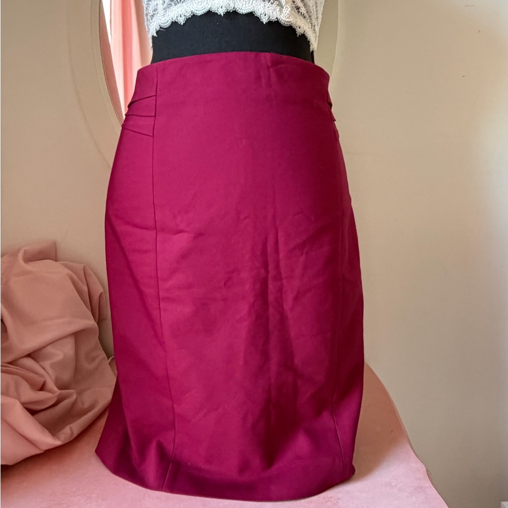 Express Burgundy Women's Skirt